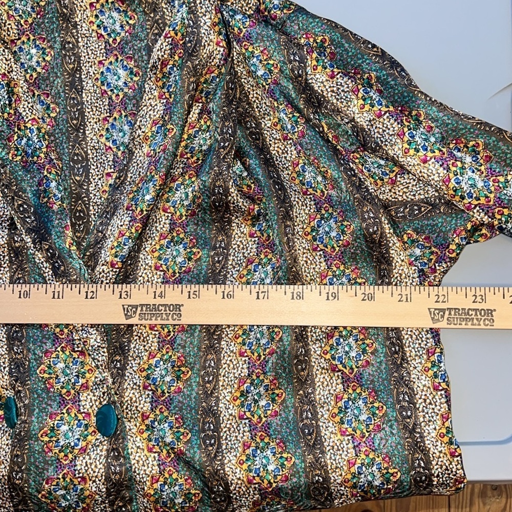 Delicates Multicolor Patterned Polyester Fabric M - Picture 4 of 5